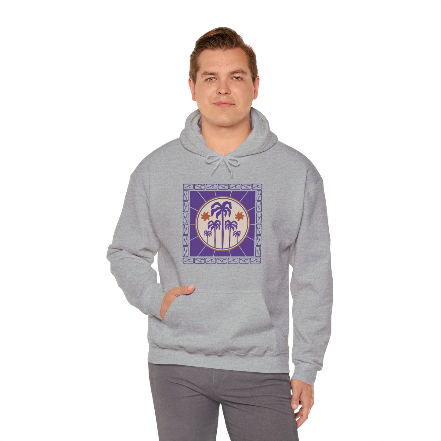 Palm Paradise Hooded Sweatshirt