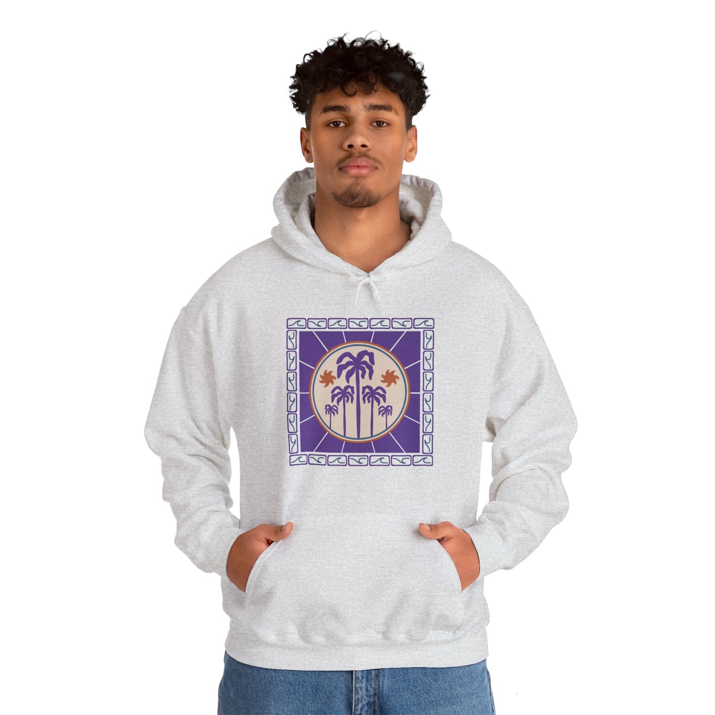 Palm Paradise Hooded Sweatshirt